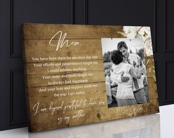 Wedding Gift for Mom from Son Mother of the Groom Gift from Son Picture Frame Personalized Wedding gift for Mom from groom wedding photo