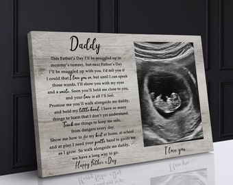 FIRST FATHER'S DAY Gift for Husband Soon to be Dad Fathers Day Gift First Time Dad Gift First Time Dad New Dad Gift New Daddy New Dad Frame