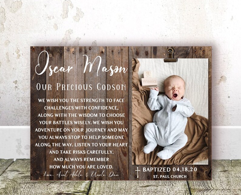 Baptism Gift for GODSON Baptism Gift BOY Catholic Baptism Gift Etsy