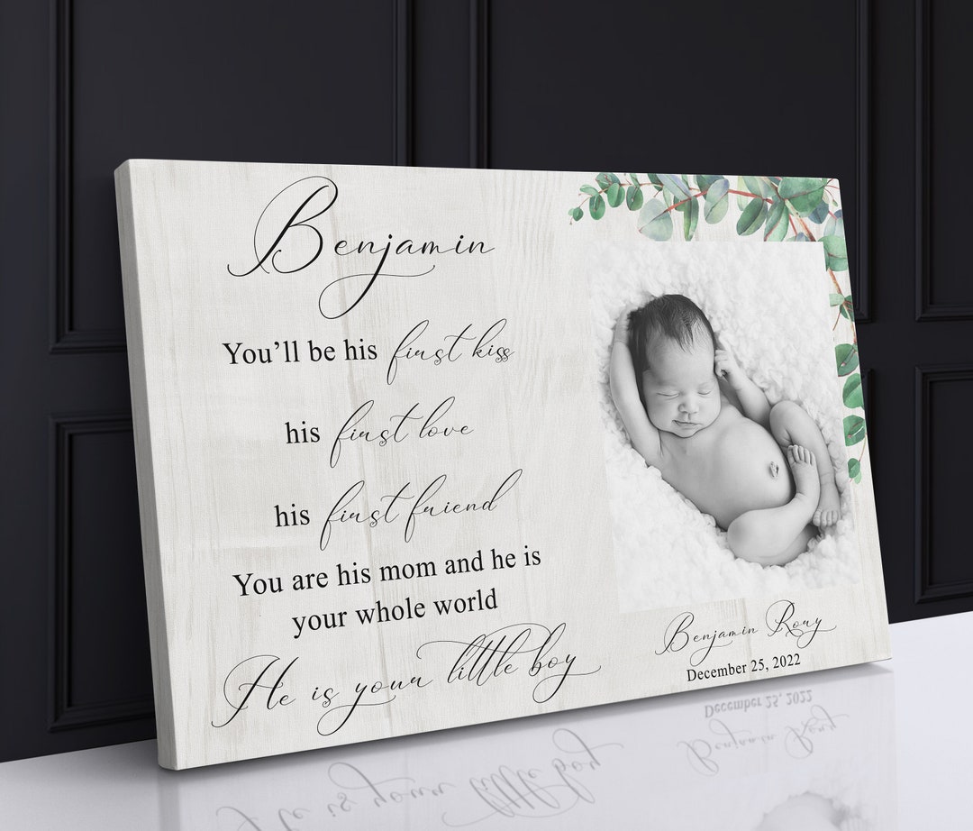 First Time Mom Gift New Mom Gift New Born Picture Frame Birth Gift for ...