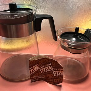 High Pyrex Glass Coffee Server Dripped Pour Over Coffee Bottle Pot