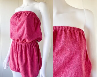 Terry Cloth Tube Top - Etsy