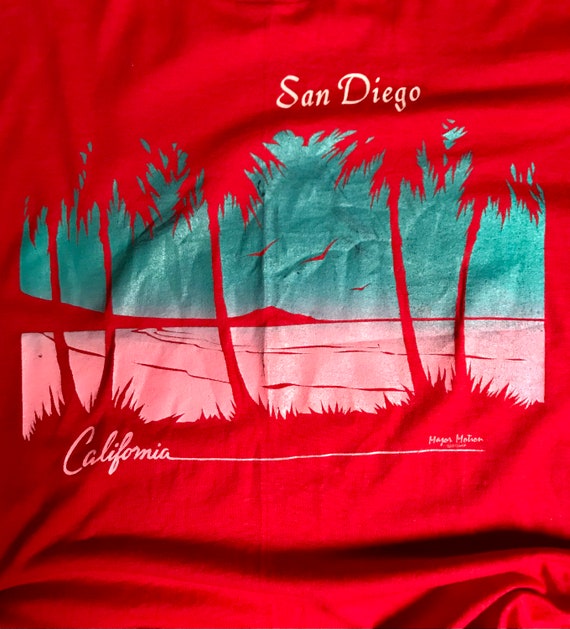 Vintage 1980's Red San Diego Tourist T-shirt | XL - image 2
