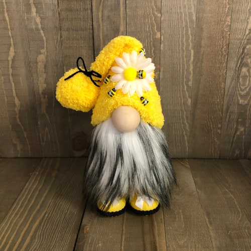 Bumblebee Gnome Spring Gnome Bee Gnome Yellow Gnome - Etsy