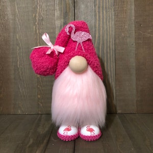 Pink Flamingo Gnome