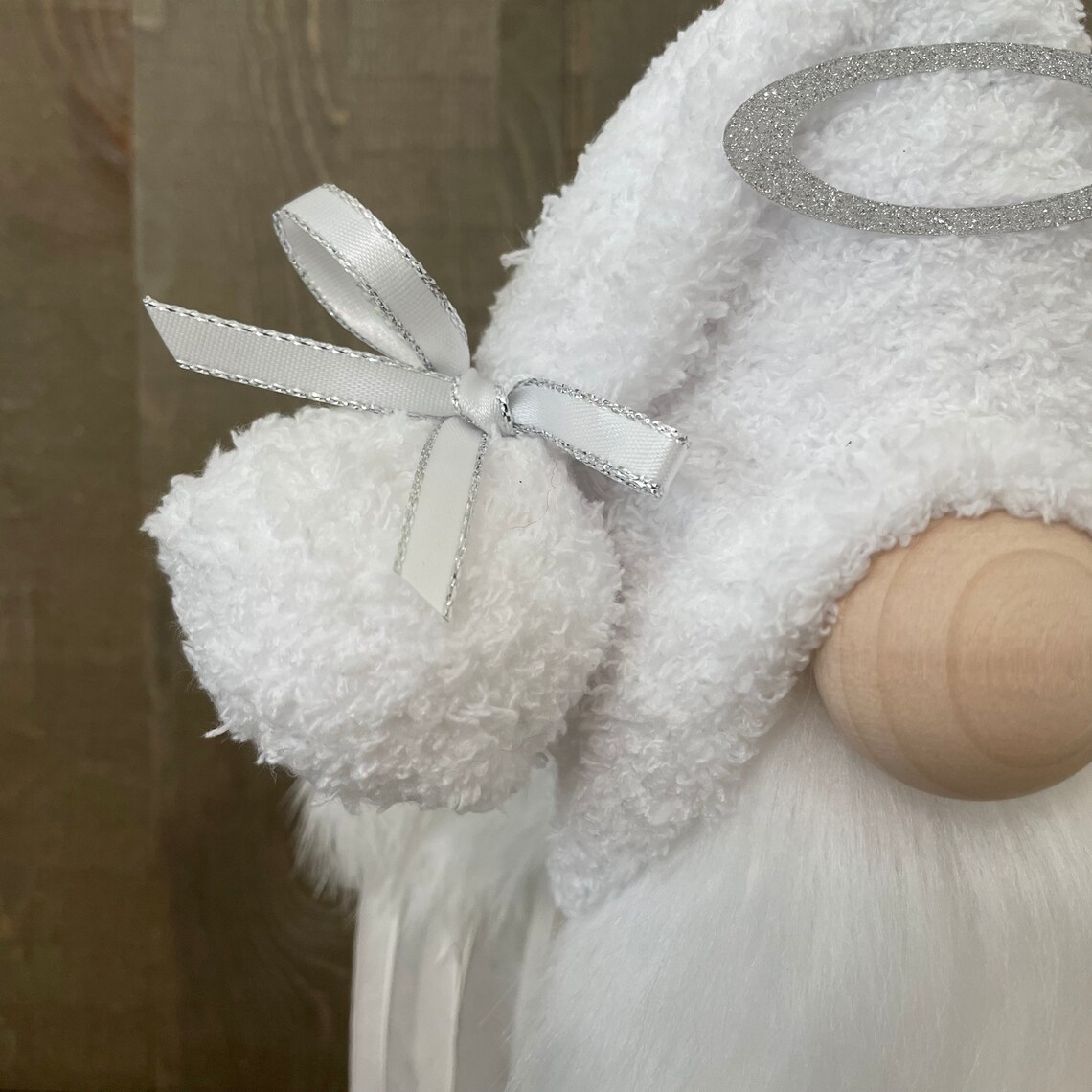 Angel Gnome Tree Topper Memorial Gnome Holiday Gnome Etsy