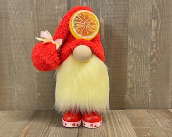 Strawberry Lemonade Gnome, Summer Gnome