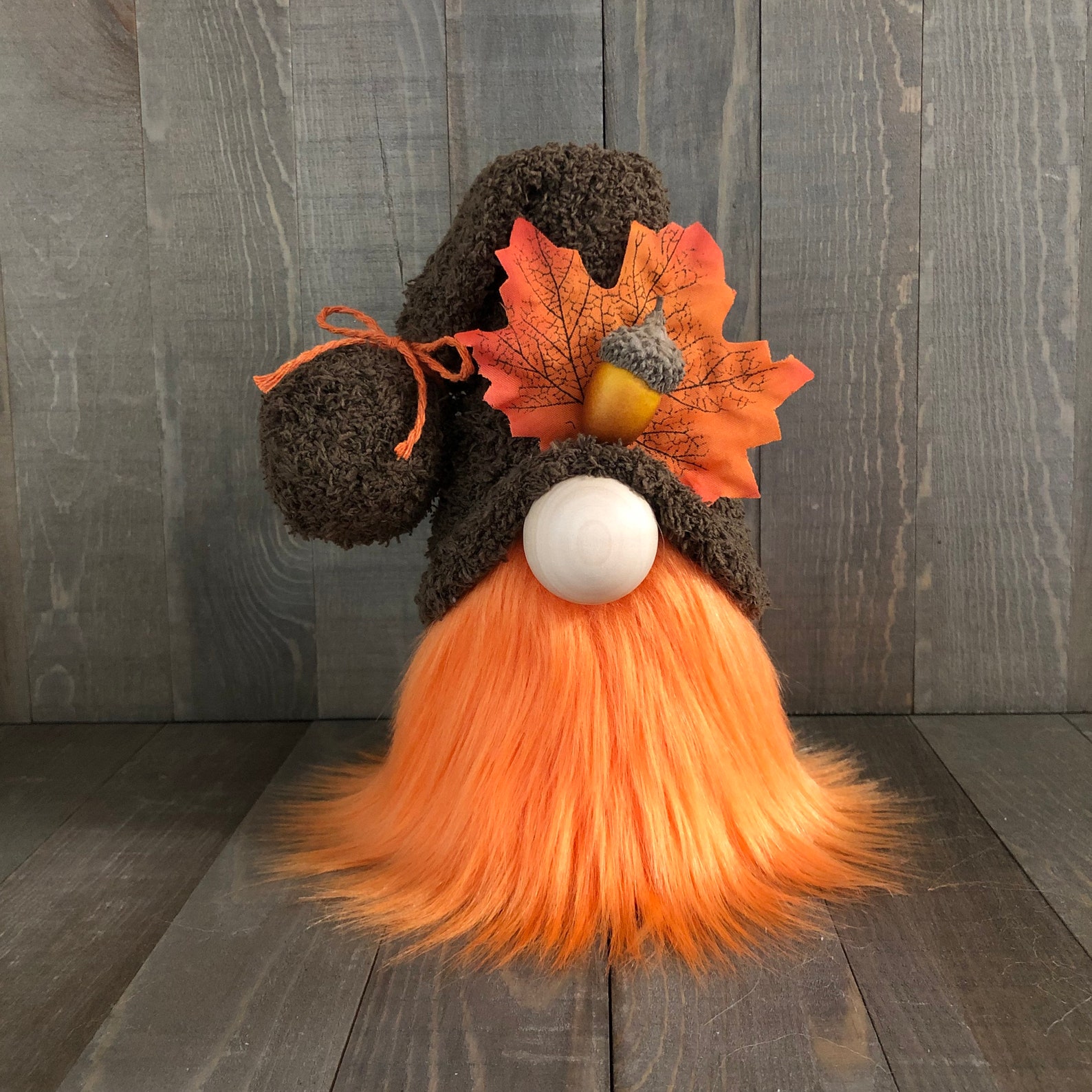 Fall Leaf Gnome Tiered Tray Gnome Etsy