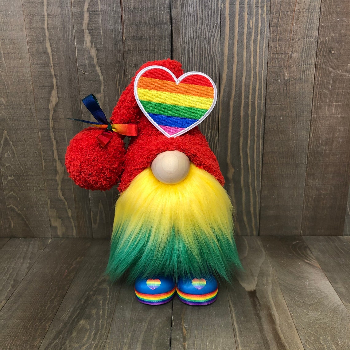 Pride Gnome LBGTQ Gnome Rainbow Gnome Etsy