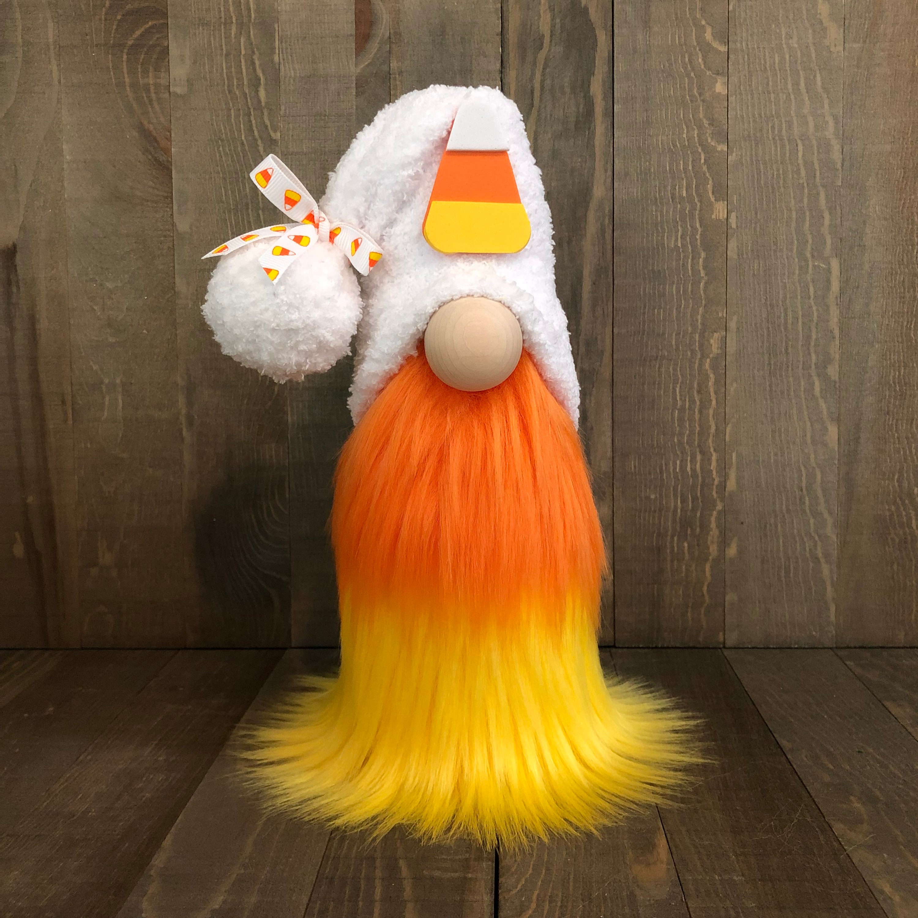 Halloween Gnome Candy Corn Gnome Fall Gnome Etsy