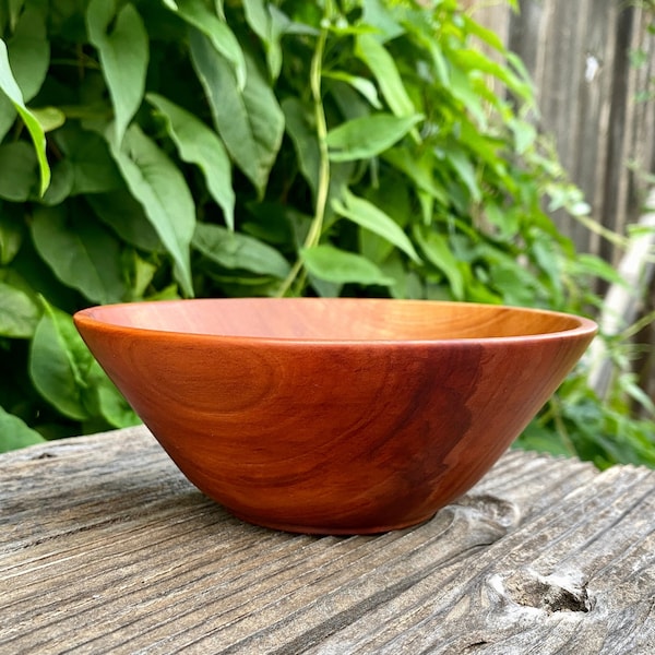 Small Wooden Bowl, Bradford Pear - 5 1/2" x 2", Catchall Jewelry Ring Bowl, Locally Sourced Reclaimed Wood Art, Altar Bowl