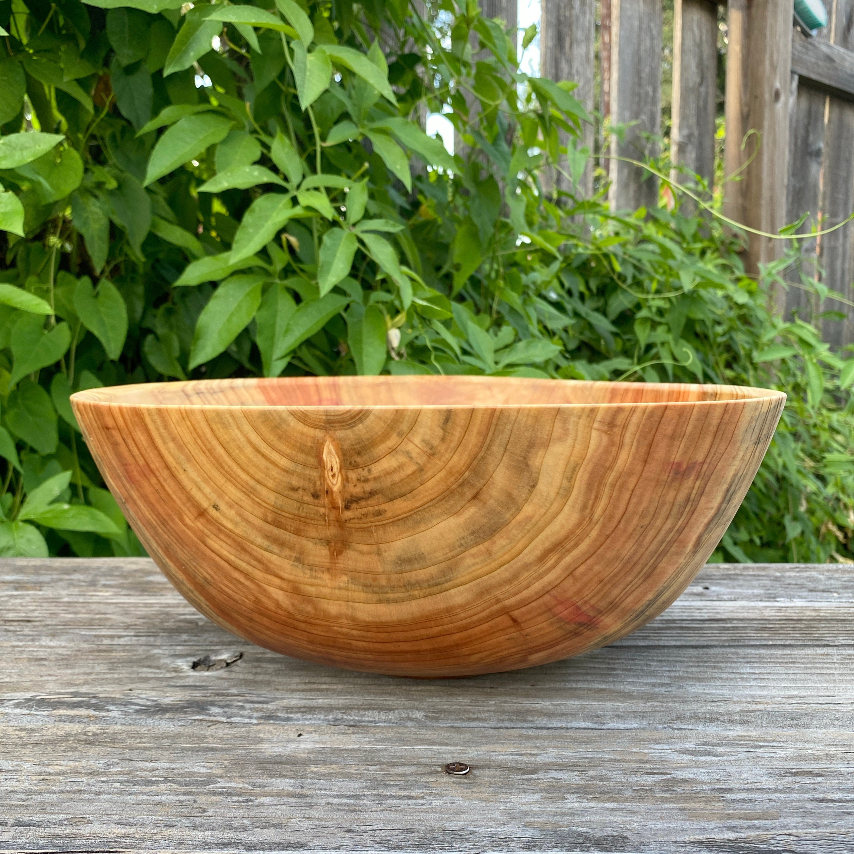 Hand Turned Large Wooden Bowl Box Elder 12 1/2 X 4 - Etsy