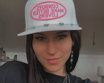 Chain & Turquoise Hat Chain