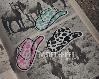 COWPRINT COWBOY sticker