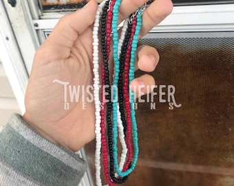 Solid Beaded Choker