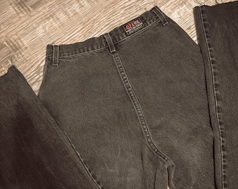 vintage 26" black ozark bareback jean