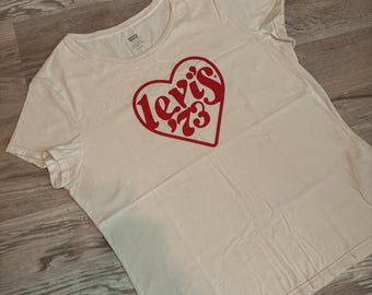 levi's '73 heart baby tee
