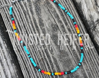 LAYNE western beaded choker