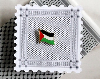 Spilla con bandiera della Palestina - بروش شعار فلسطين