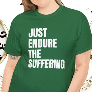Jets Fan Shirt, Football Fanatics, Sarcastic Football, Just Endure The Suffering, Funny Jets Rule Football, Men&#39;s, Woman&#39;s Gift Jets T-Shirt