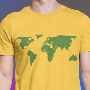 Sheldon World Map T-Shirt, The Earworm Reverberation, Men&#39;s, Women&#39;s, Heavy Cotton BB Sheldon Lovers Gift T-Shirt