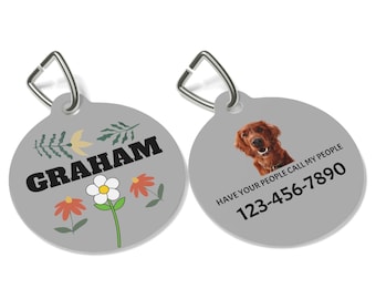 Personalized Pet ID Tag: Custom Cat & Dog Collar Tag