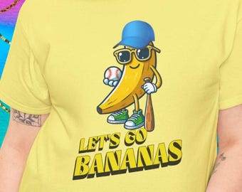 Funny Banana Baseball T-Shirt: Quirky Sports Gift