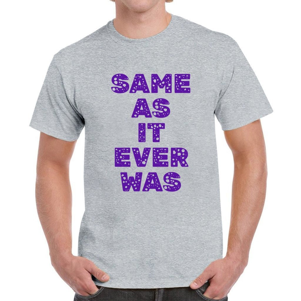 トーキング・ヘッズ Tシャツ：デヴィッド・バーン「Same As It Ever