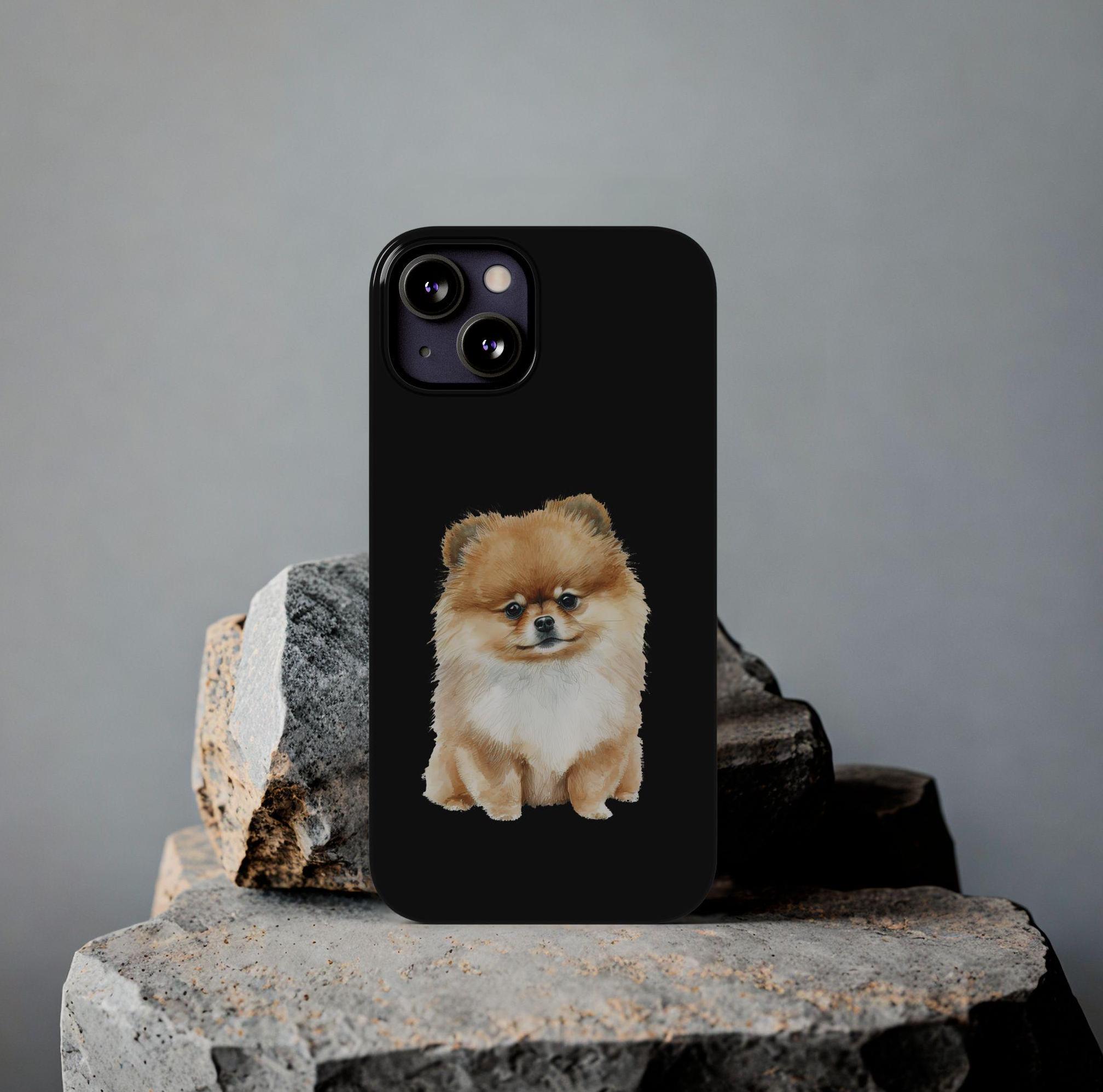 iPhone - iphone 2点セット　ポメラニアンくん ポメラニアン犬 iPhone 11-17 ケース: Max、Pro、Slim モデル、光沢