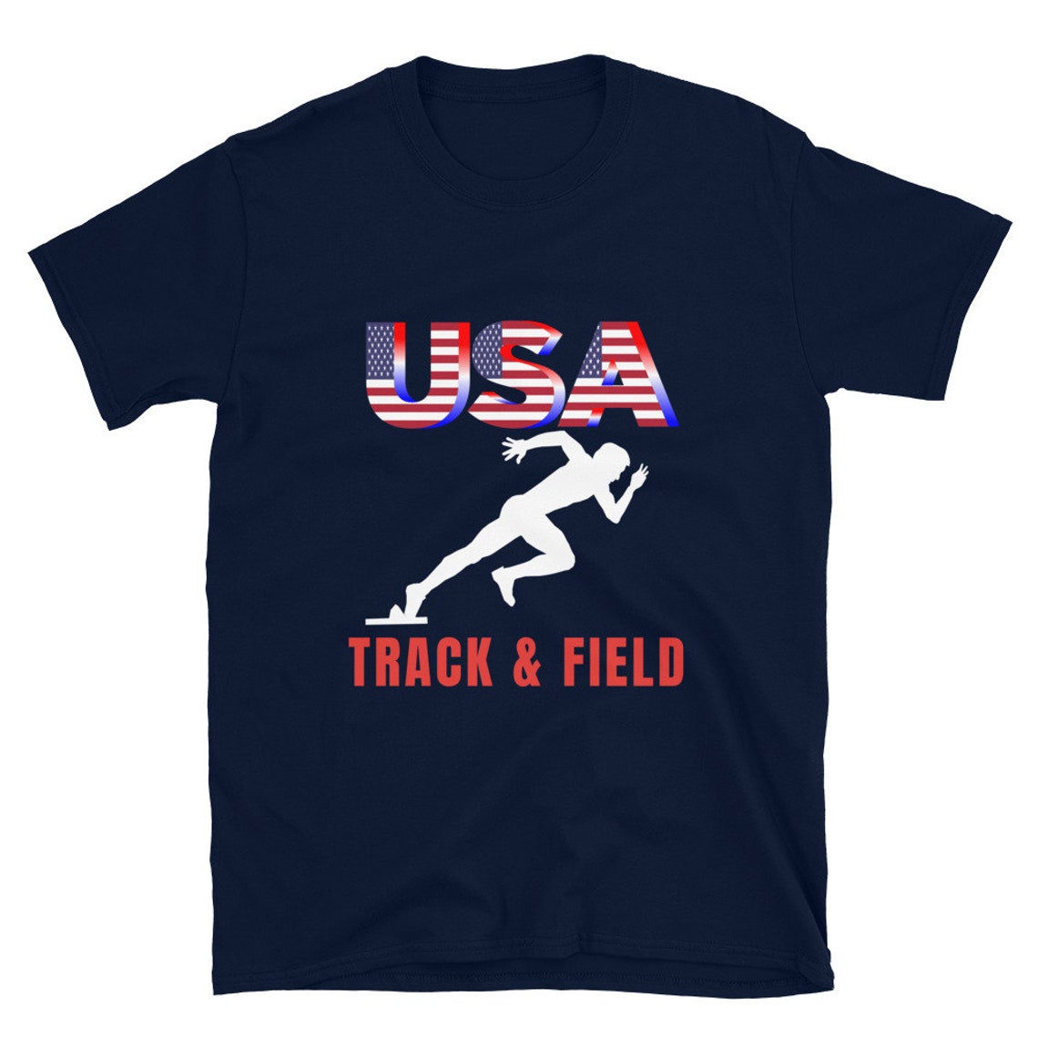 Team USA Track and Field Team ShortSleeve Unisex USA Games Etsy