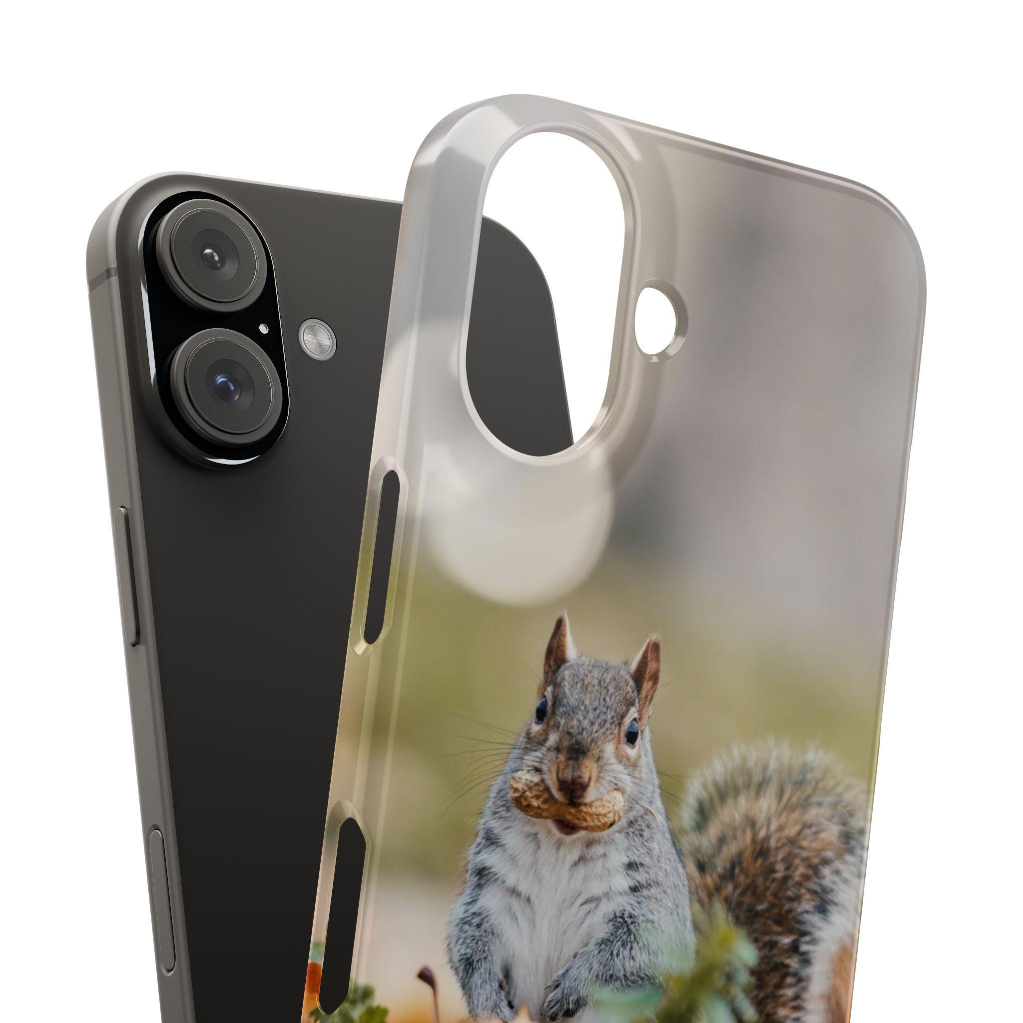 森のりす　ケース 森のリスのiPhoneケース：パーソナライズされた自然デザイン - Etsy 日本