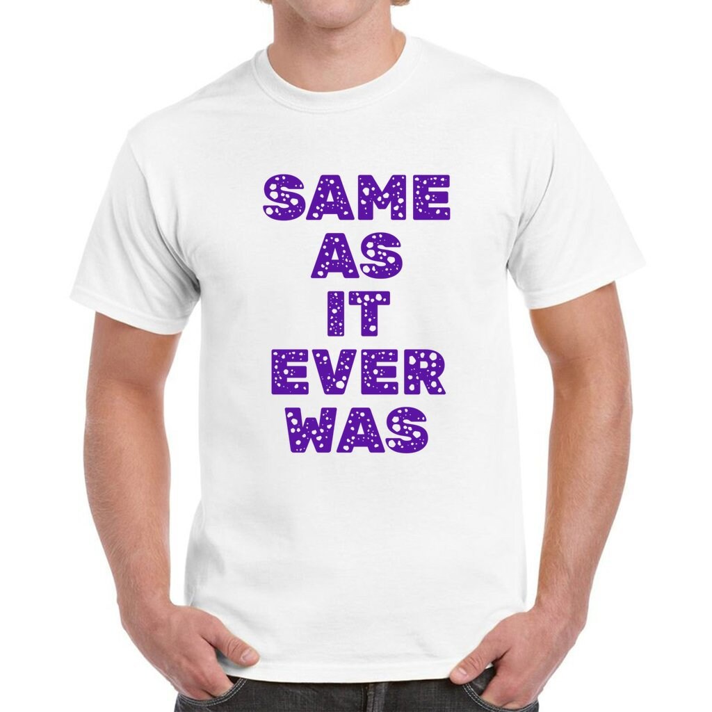 トーキング・ヘッズ Tシャツ：デヴィッド・バーン「Same As It Ever