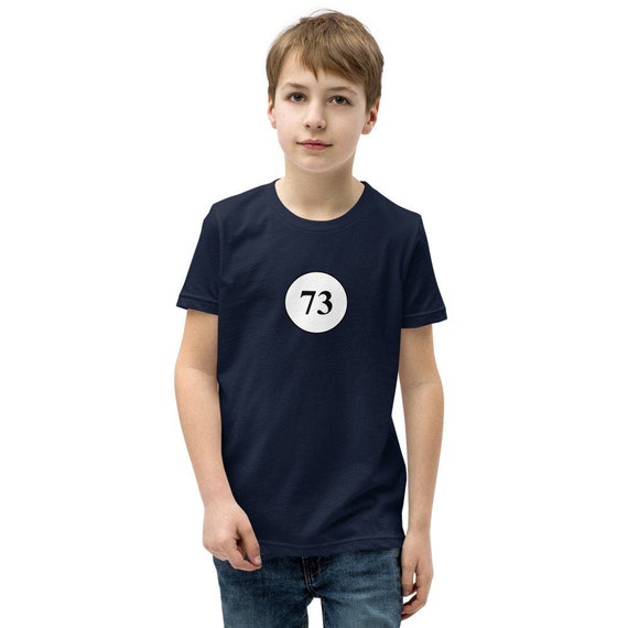 Sheldon Nerdy Number 73 Blue Circle T-Shirt Sheldon Nerdy Number 73 Blue Circle T-Shirt