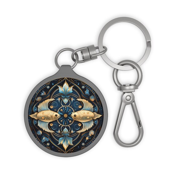 Buy Pisces Birthday Zodiac Sign Keychain Pisces Zodiac Stars Keyring the Constellation Pisces Astrological Sign Pisces Birthday Gift Keyring Online in India Etsy