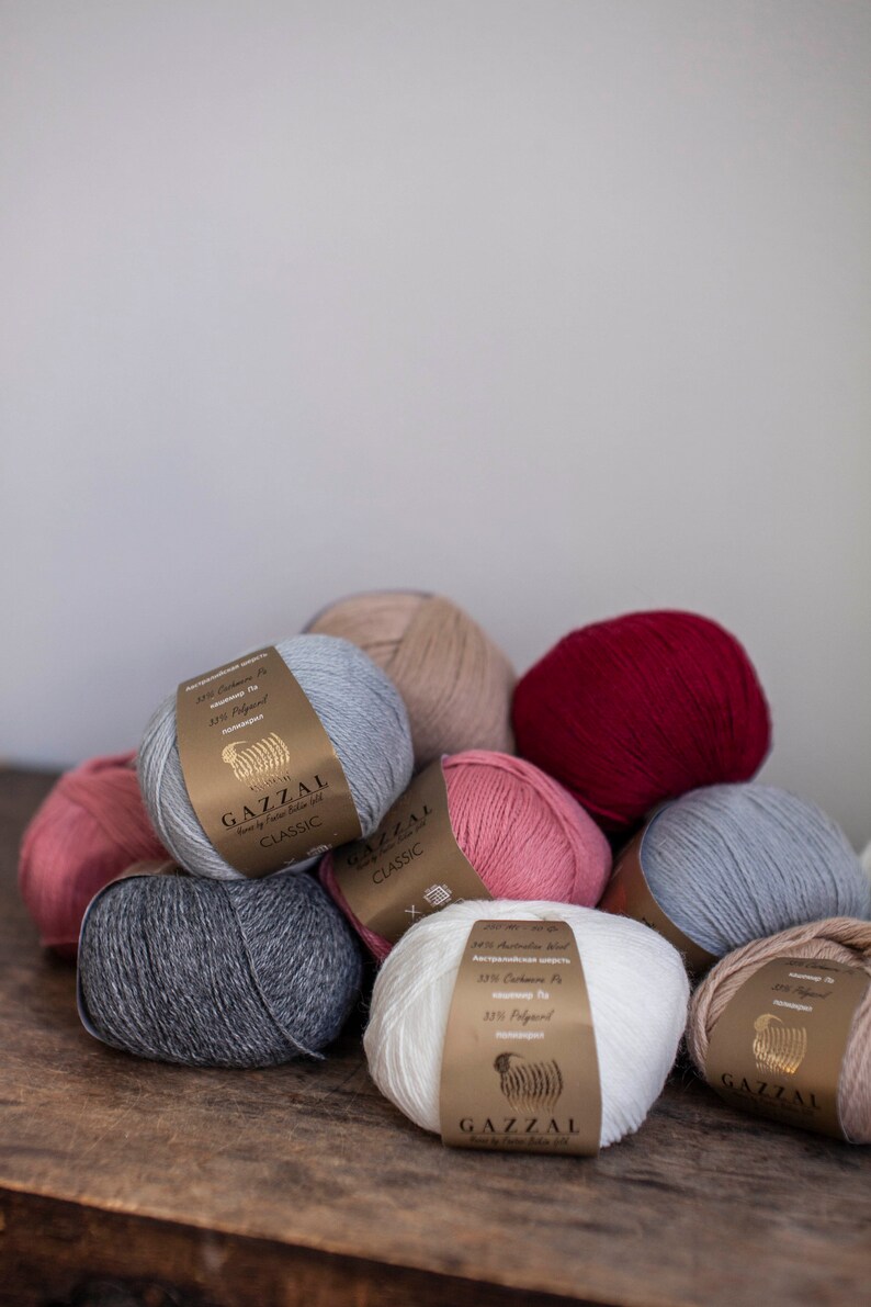 Gazzal Classic, Australian Wool Yarn, Sustainable Yarn, Knitting Yarn