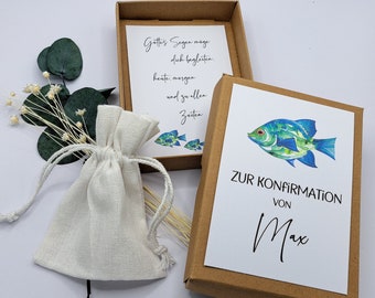 Geschenkschachtel Konfirmation, Kommunion, Geldgeschenk, Verpackung