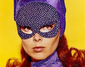 Batgirl Gemstones Glitter Wall Art