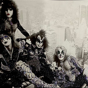 KISS Paul Stanley Rhinestone and Glitter Wall Art - Etsy 日本