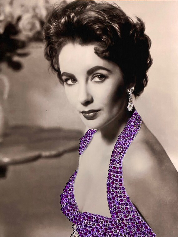 ELIZABETH TAYLOR    絵 Elizabeth Taylor Poster, Liz Taylor Gift, Elizebeth Taylor