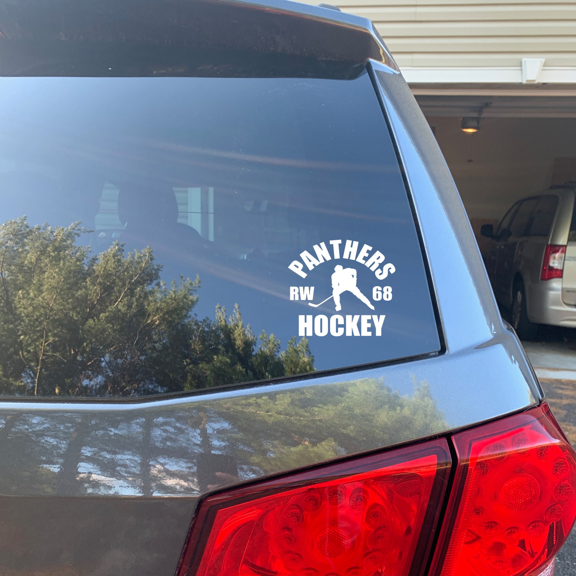 Custom Hockey Decal / Hockey Vinyl Decal / Custom Vinyl Decal Etsy