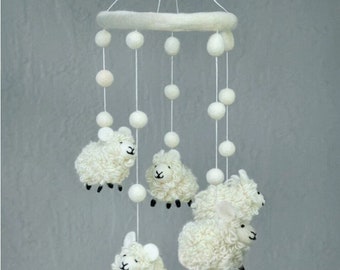 Cute Hanging Baby Lamb Mobile for Baby Generic Cute Hanging Baby Lamb Mobile for Baby Generic