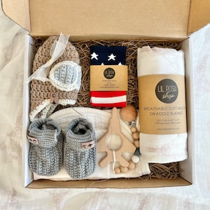 F-15E Fighter Box Baby Gift Set in MAUVE
