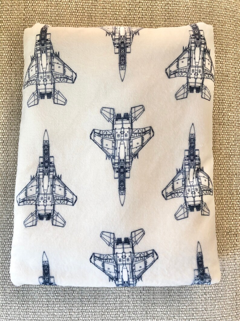 F15E Fighter Jet Plush Velvet Blanket/throw Etsy