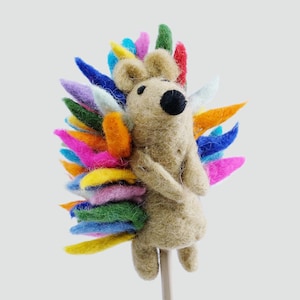 Handmade Felt Wool Finger Puppet- Choose your favorite!