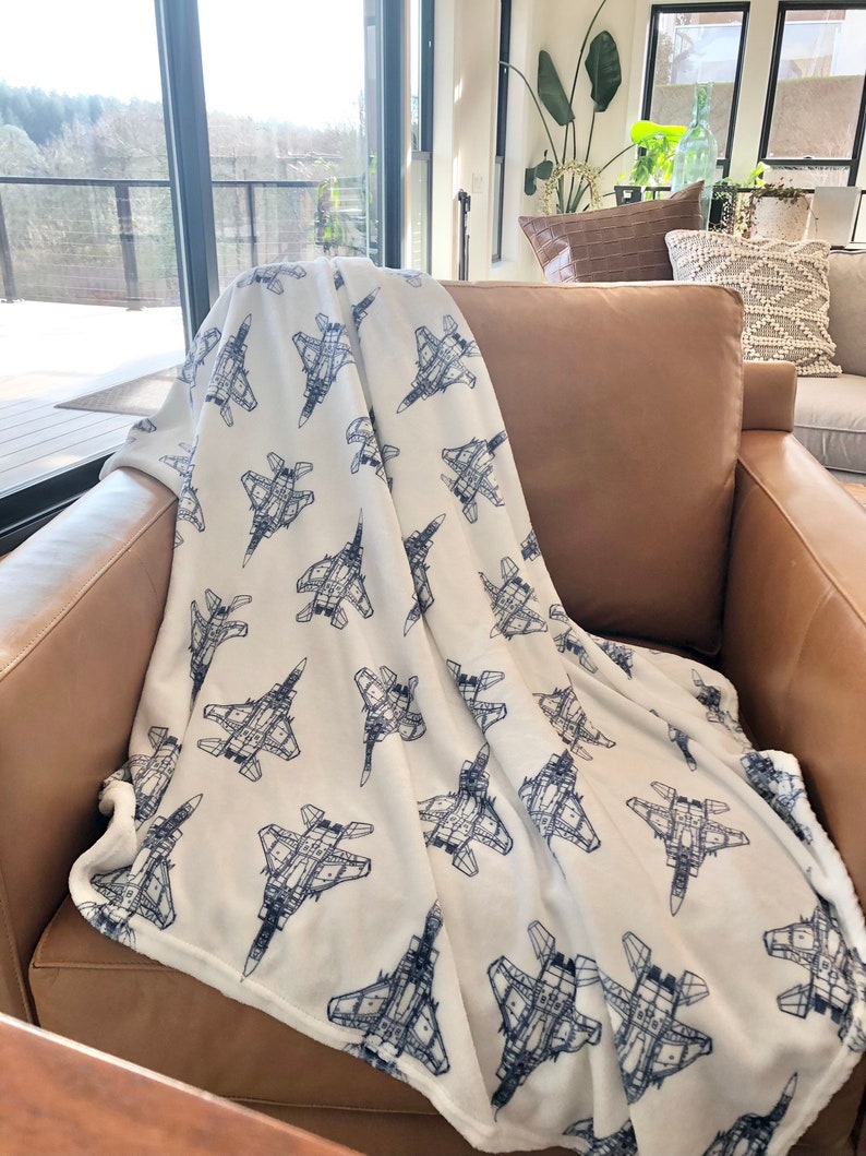 F15E Fighter Jet Plush Velvet Blanket/throw Etsy