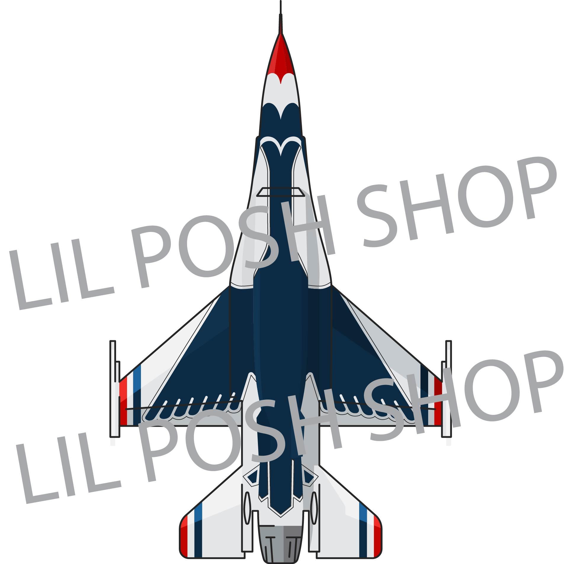 Thunderbird Jet Drawing