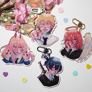 Colorful Epoxy Acrylic Keychain/ 3 Inch Glossy Double-Sided Keychain