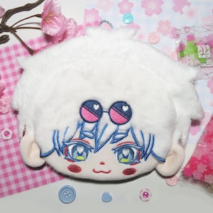 Plush Coin Pouch/ Zipper Pouch/ Plush Keychain/ Handmade Purse/ Bag Keychain