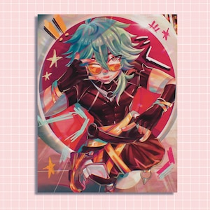 Matte and Colorful 11.6 x 8.25 inch Cardstock Print/ Vibrant Colors With Matte Finish