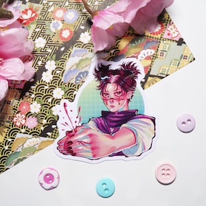 Glossy Sticker/ Cute Glossy Stickers/ Pastel Waterproof